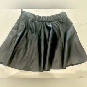 Toddler H&M faux Leather Skirt